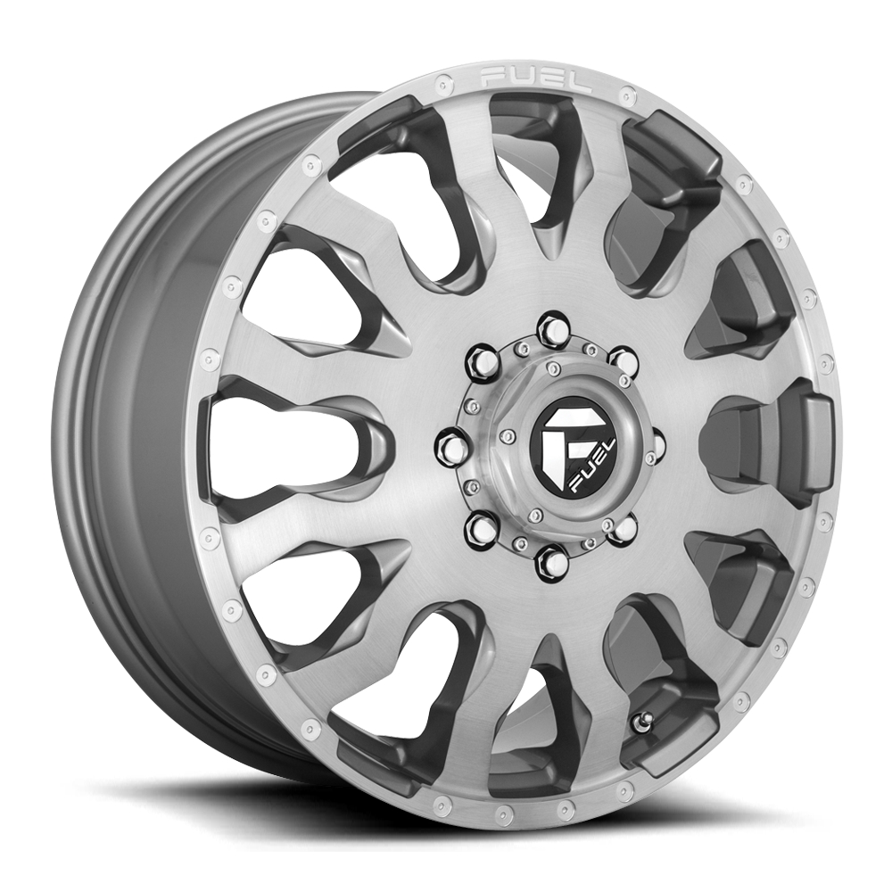 velg FUEL BLITZ DUALLY FRONT D693 Platinum