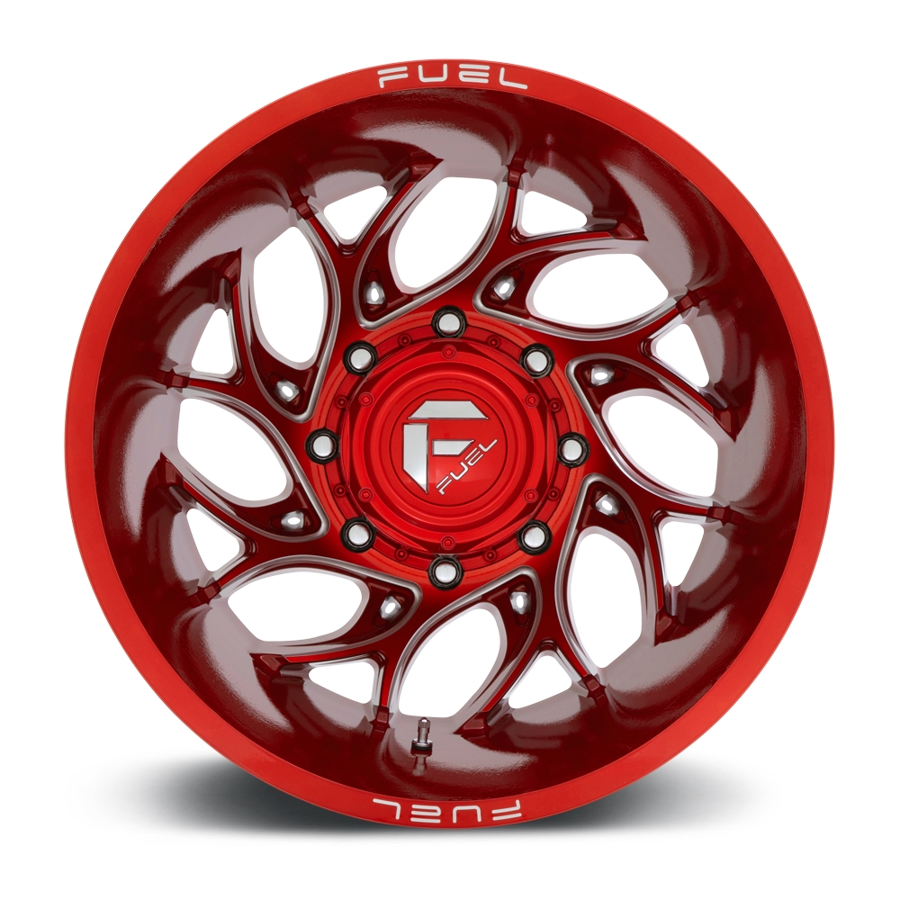 velg FUEL RUNNER DUALLY REAR D742 Candy Red Milled - 20x8.25 - ET-176